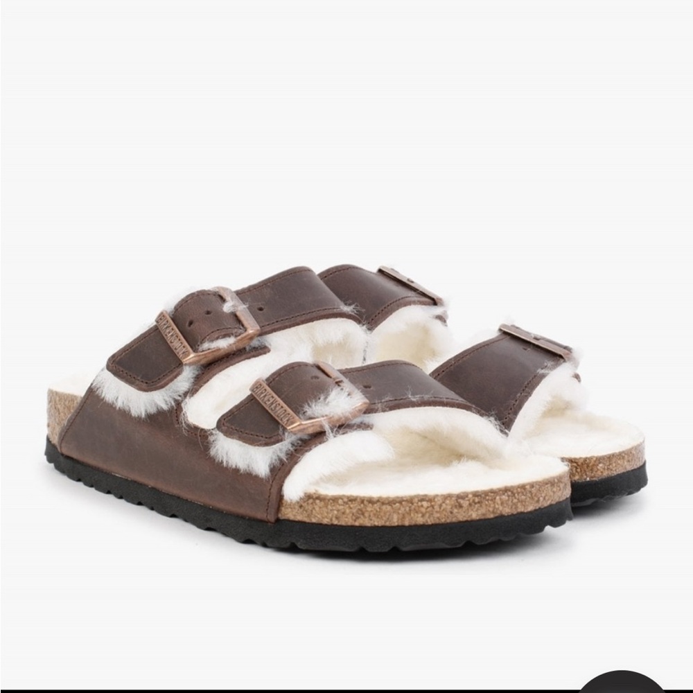 Birkenstock Arizona Shearling sandals size 36